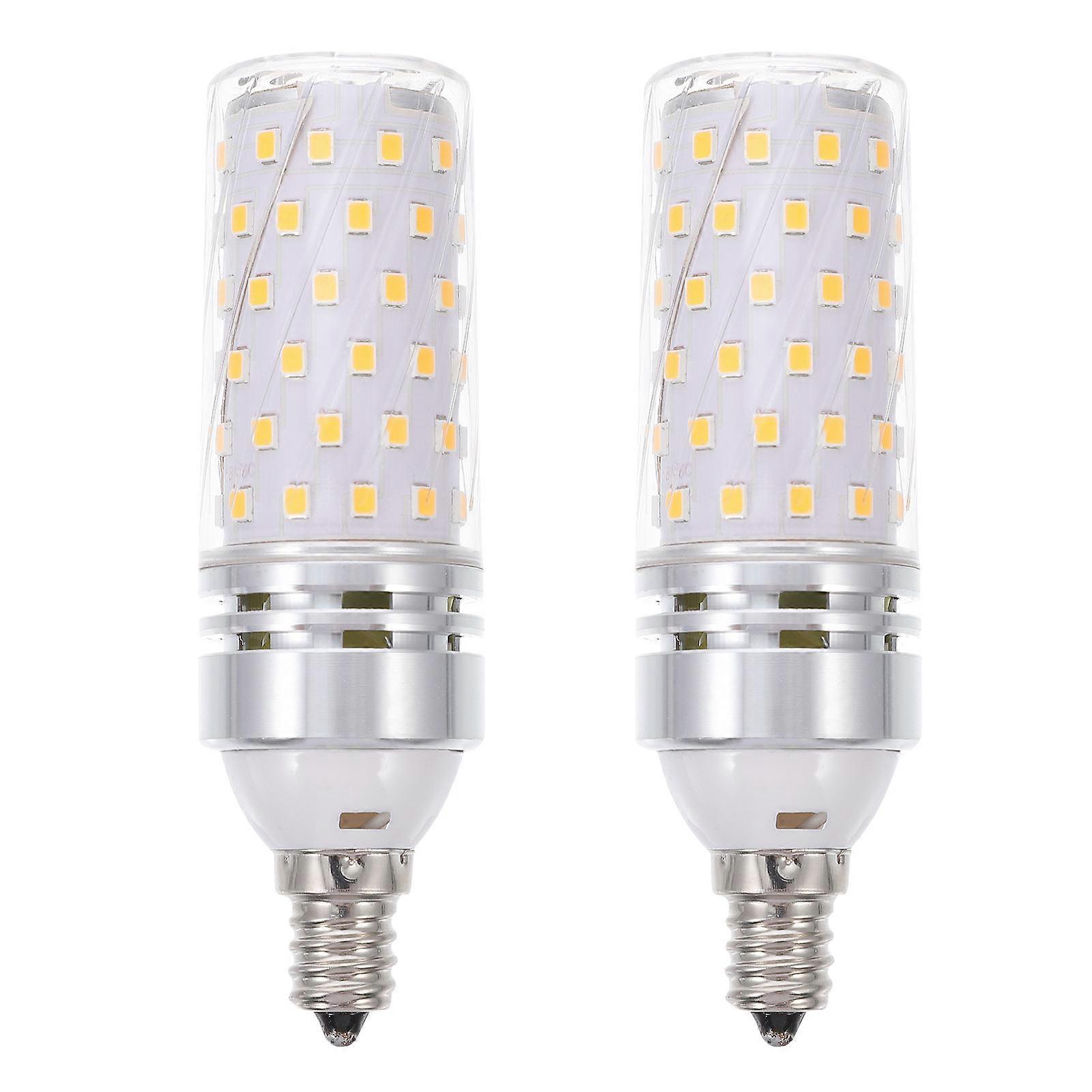 LED Bulb for Home Replacement Light Bulb E12 Base Smart Design 2Pcs