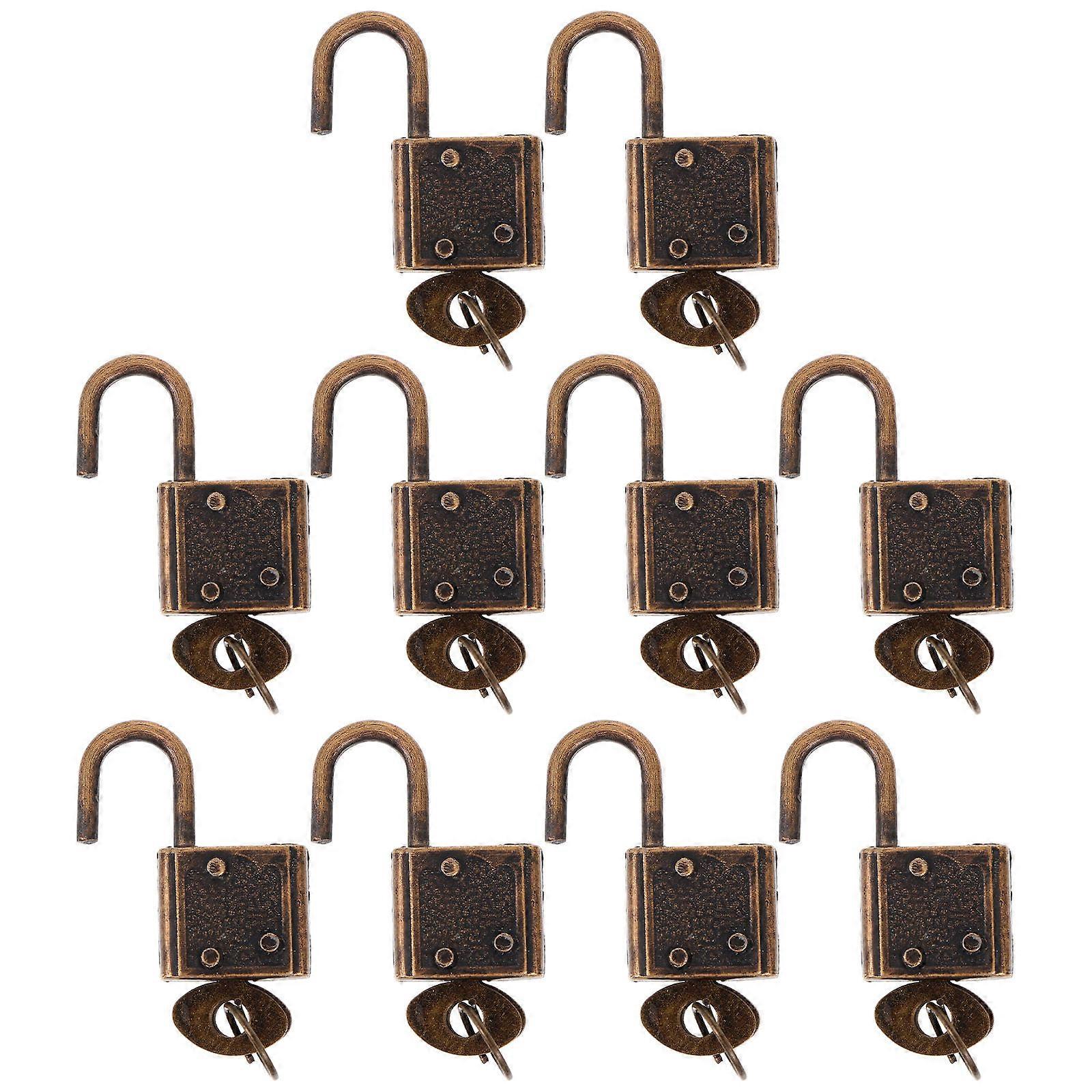Retro Drawer Lock for Security Purpose with 50Pcs Mini Multifunctional Locks