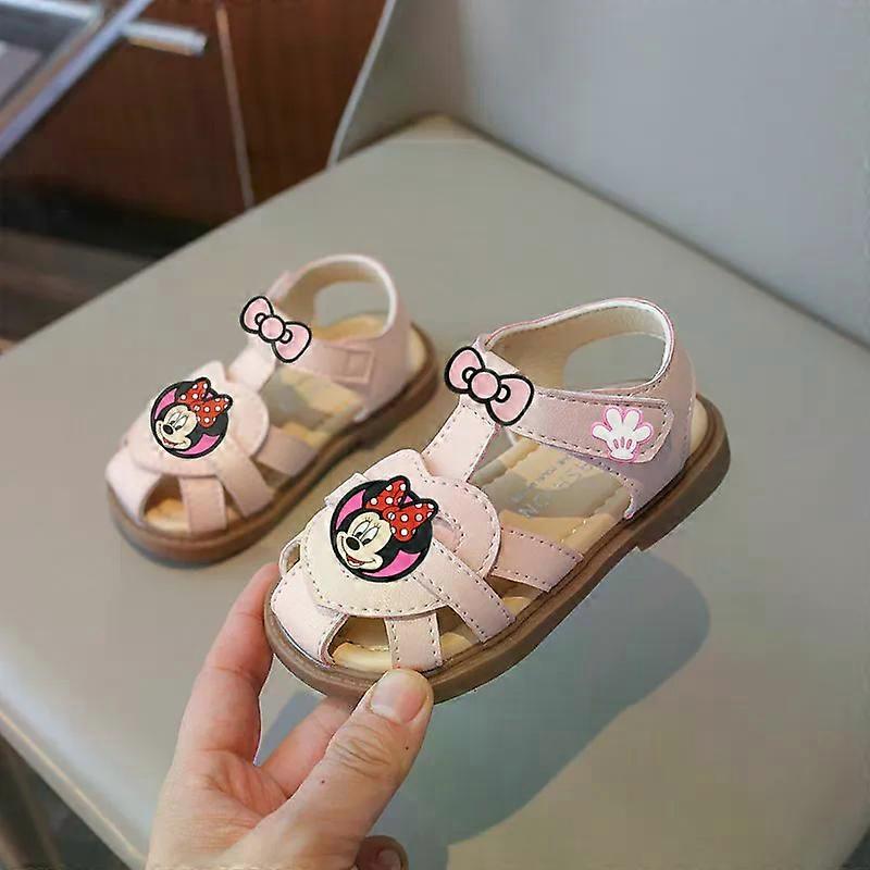 Disney princess Beach Shoes Children's Soft Sole slippers Mickey Mouse Girls Sandals Summer New Cute Baby toddler Shoes