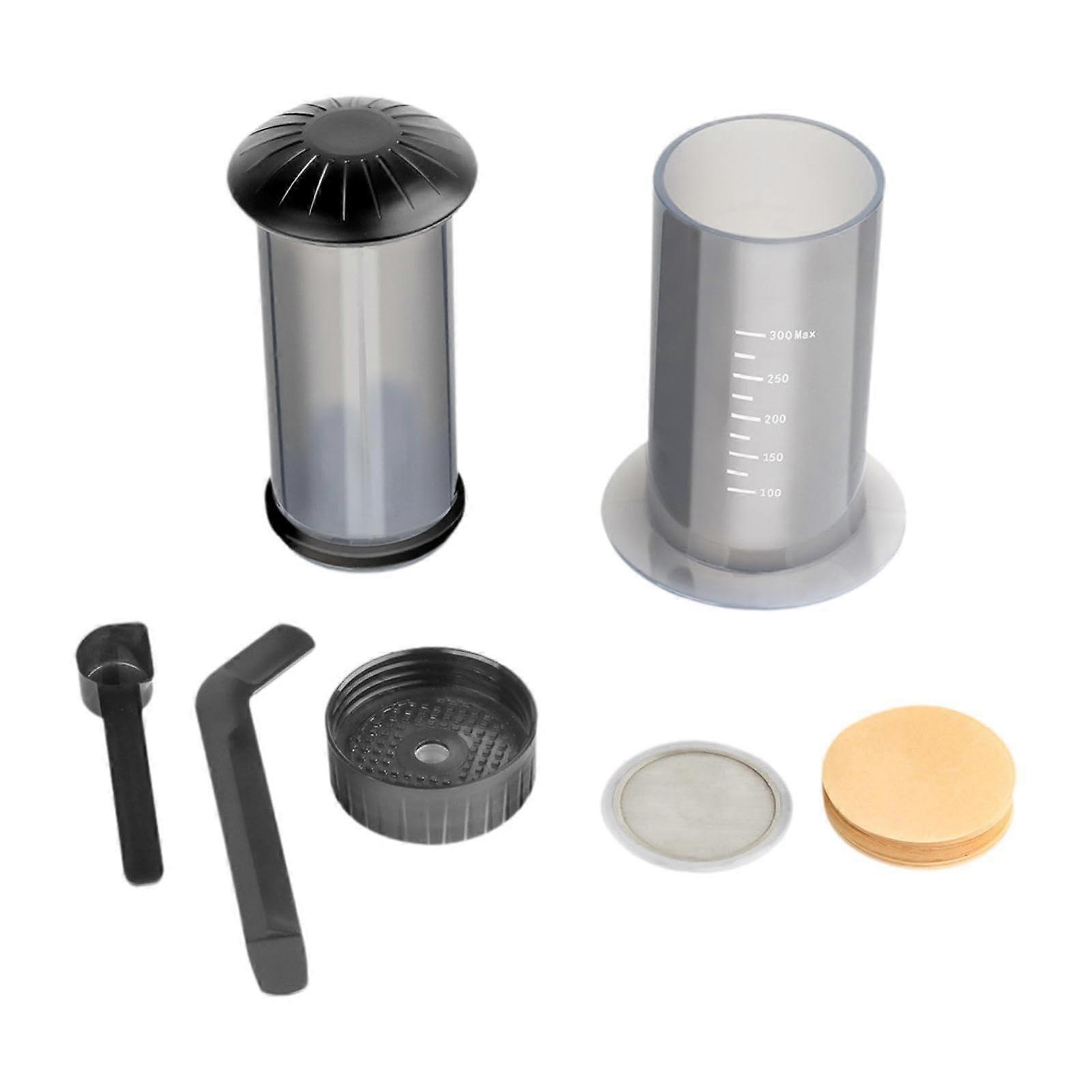 French Press Coffee Maker with Filter for Camping Travel Outdoor Brewing Compact Design