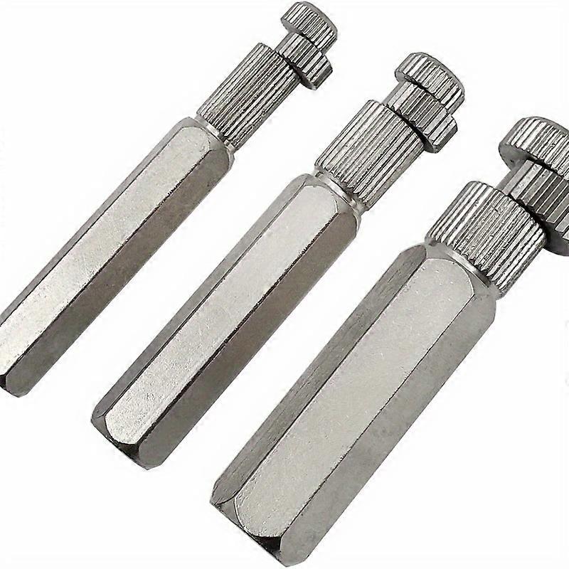 3pcs Wrench Set Internal Pipe Extractor Fitting Extractor Broken Pipe Extractor Tool Easy Internal Grip on Pipe Nipples