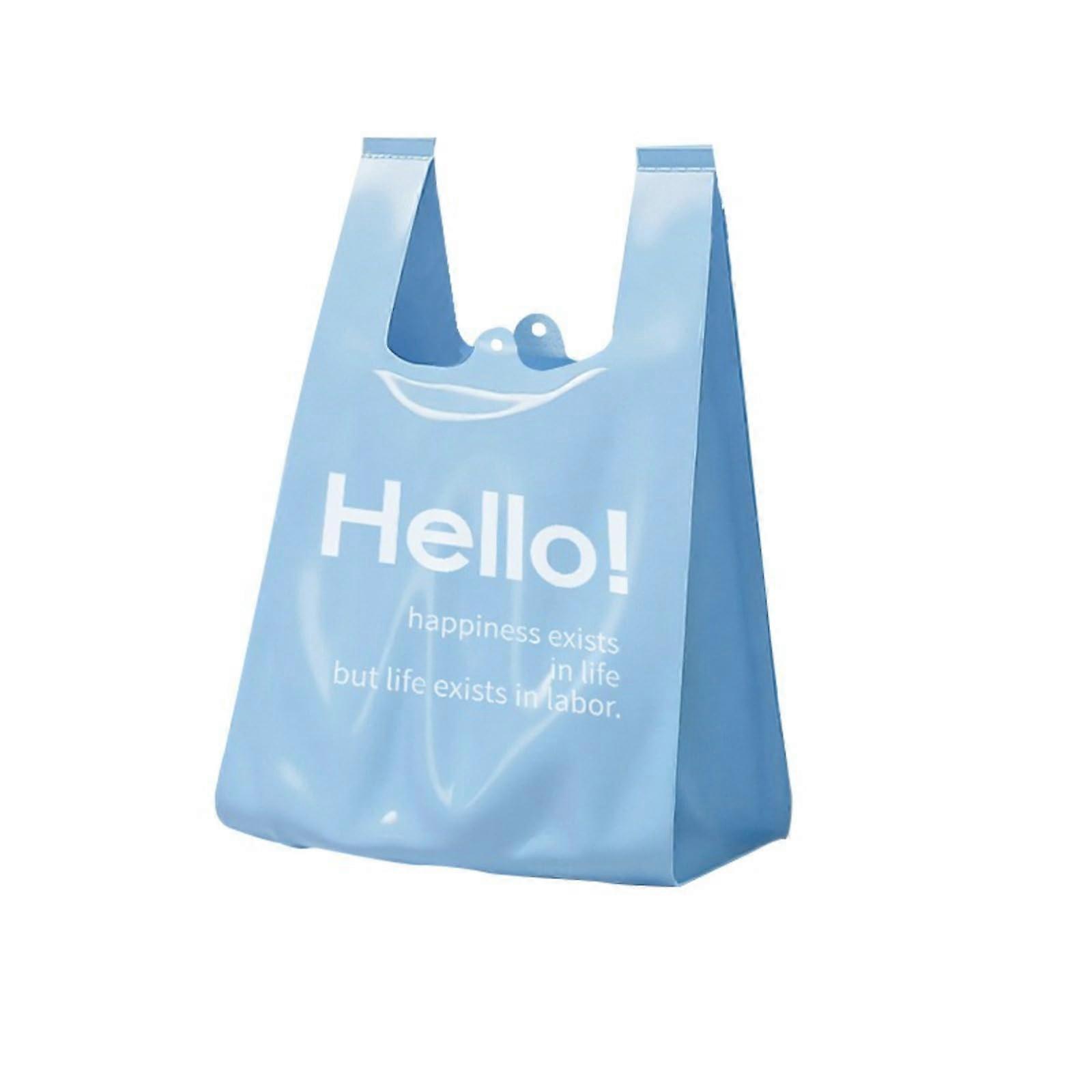 Heavy Duty Plastic Vest Garbage Bags with Large Capacity for Kitchen Trash