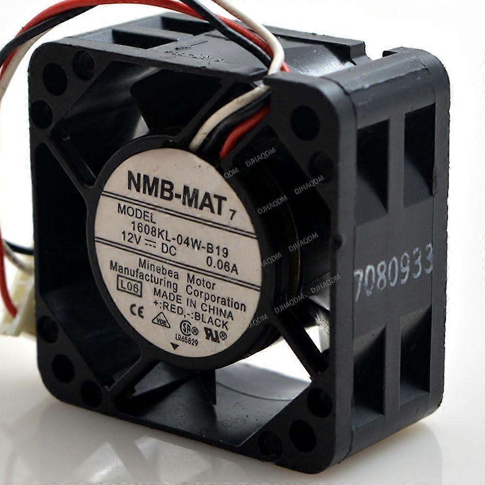 1608KL04WB19 12V 4cm 3Wire Computer Cooling Fan Performance Low Noise
