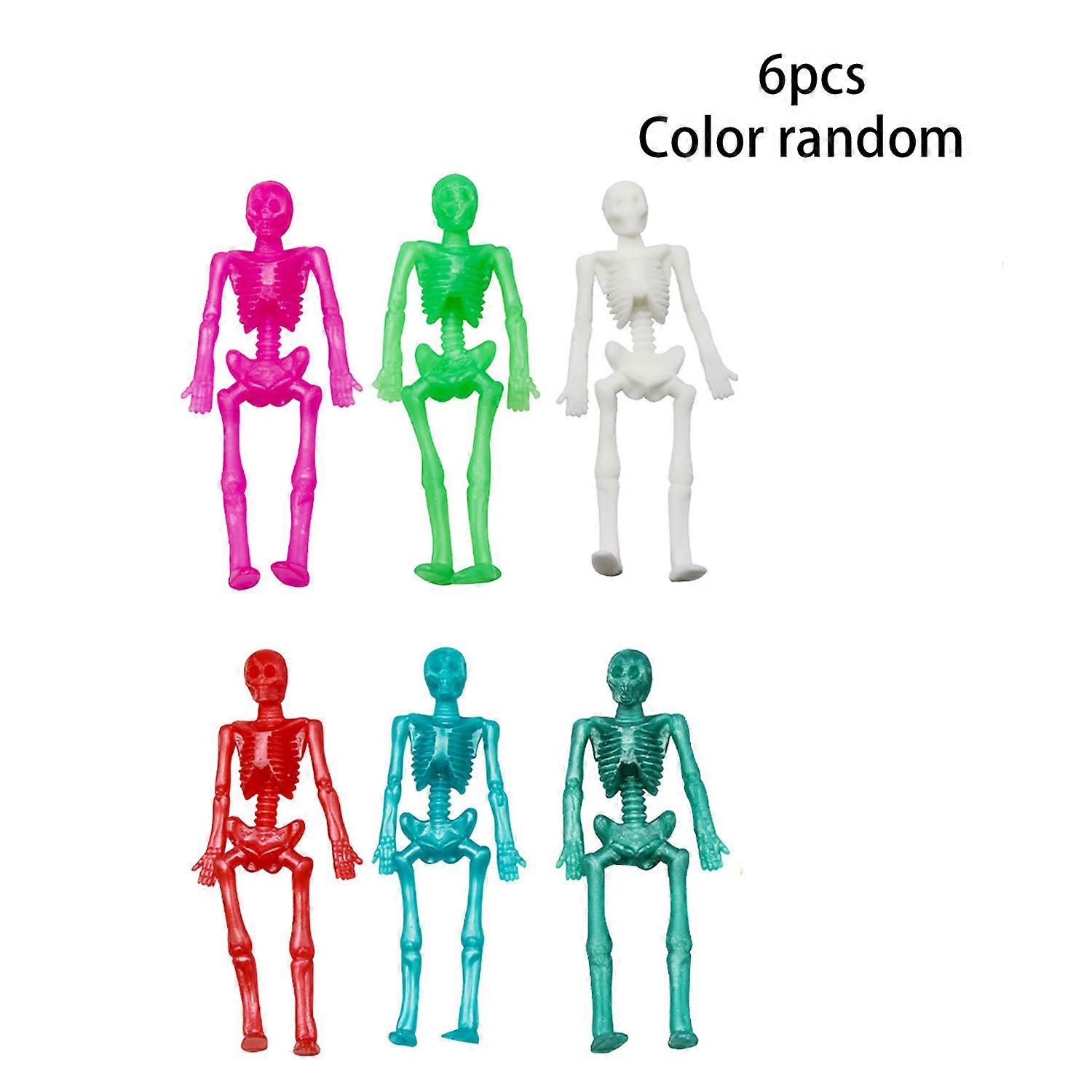 TPR Soft Rubber Stretch Skeleton Halloween Trick Toy