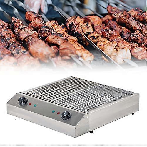 Electric Table  Griddle with Temperature Control, Smokeless Indoor BBQ Grill for Kebabs B