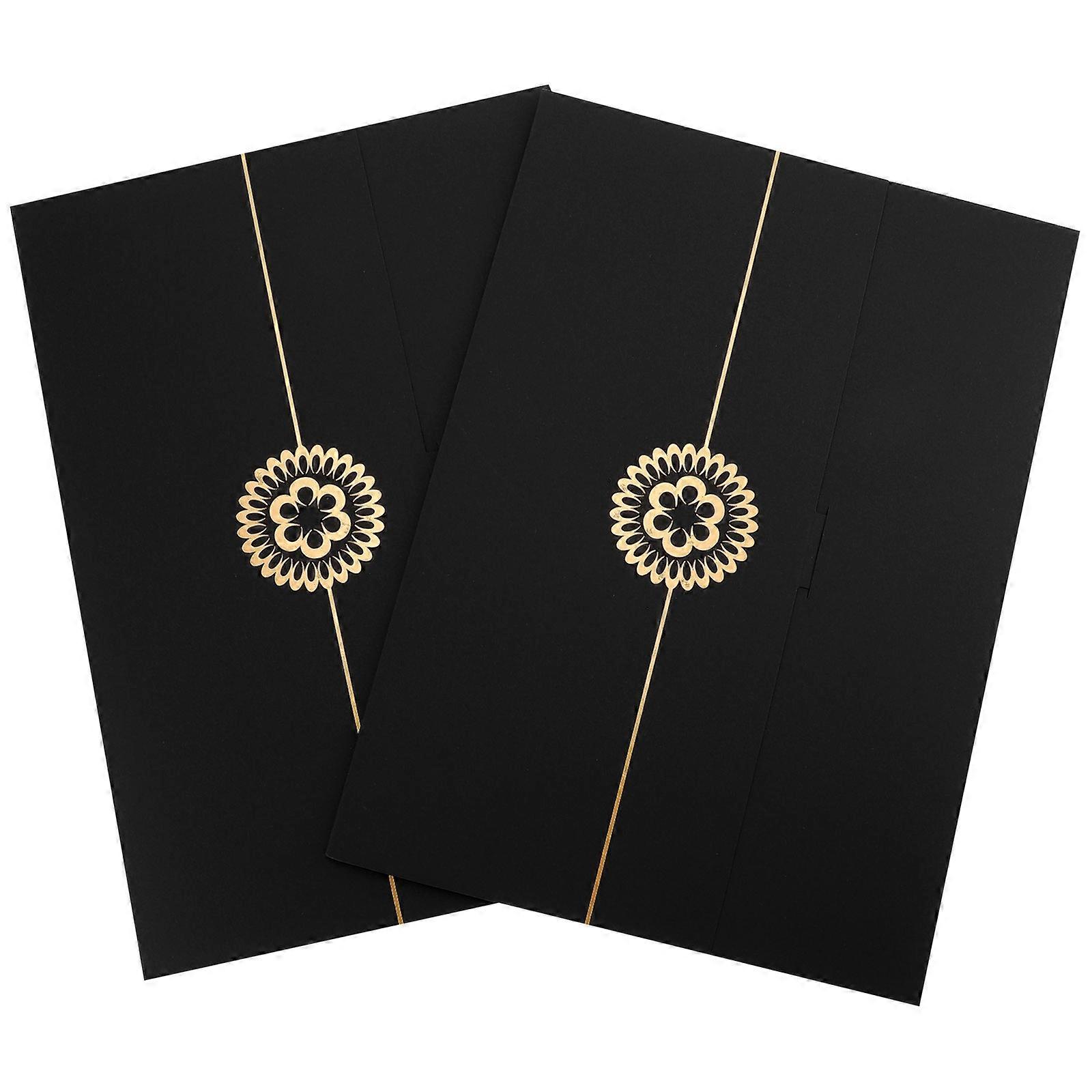 Certificate Envelope Paperboard for Protection 2Pcs Stylish Award Holders