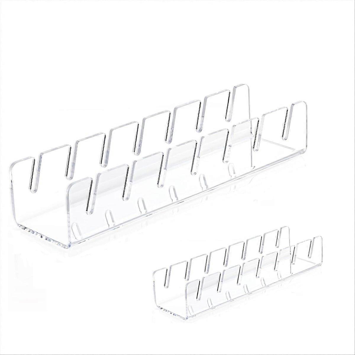 Hat Stand for Baseball Caps,2Pcs No Install Hat Organizer,Transparent