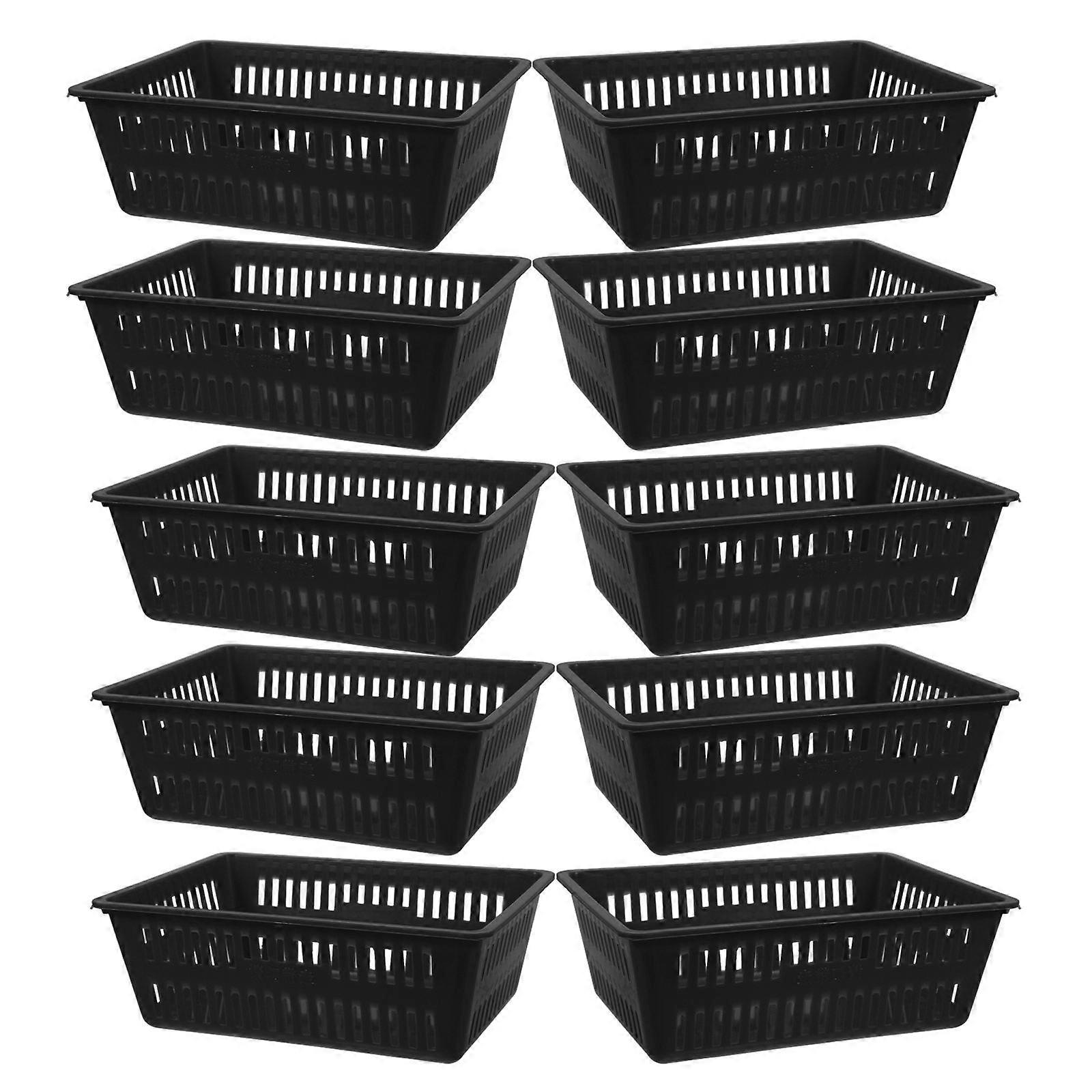 Game Machine Coin Basket Black Plastic for Storage Use 30Pcs Organizer
