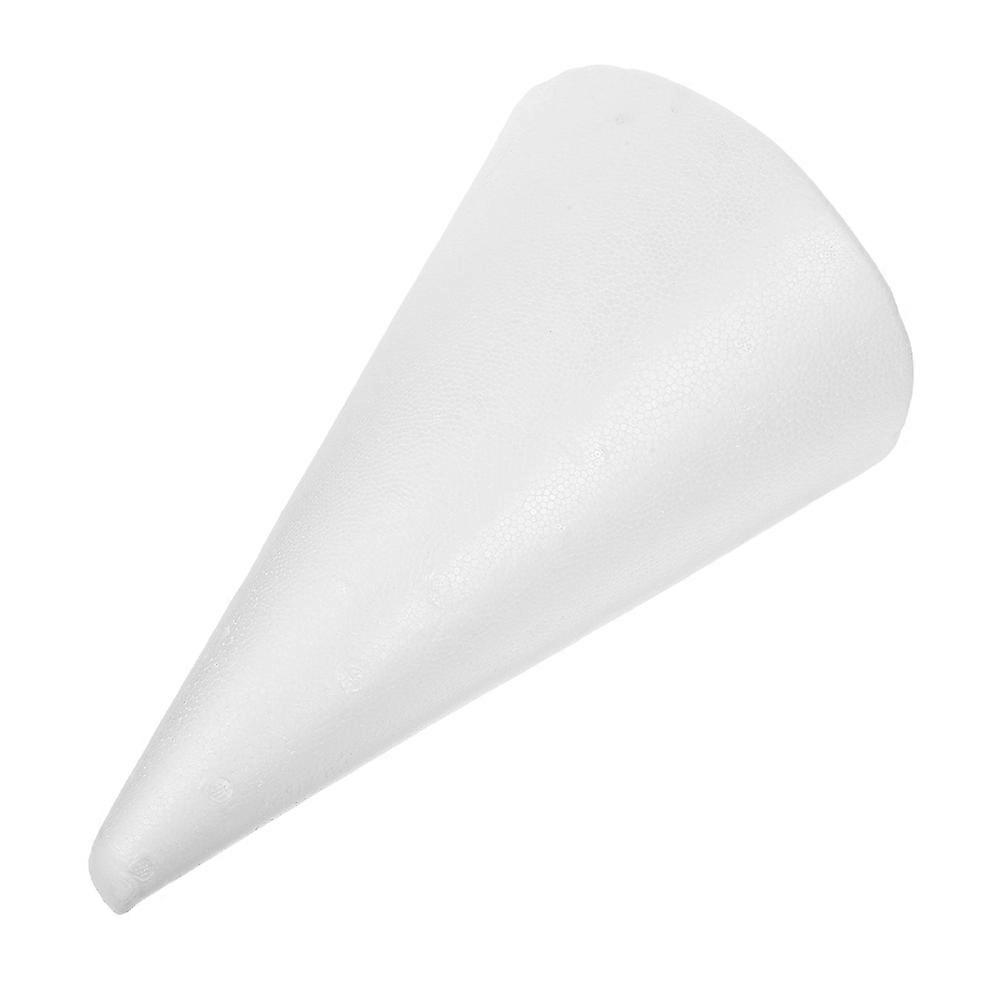 Polystyrene Tree Cone White Foam Cone for Decoration Craft Accessory