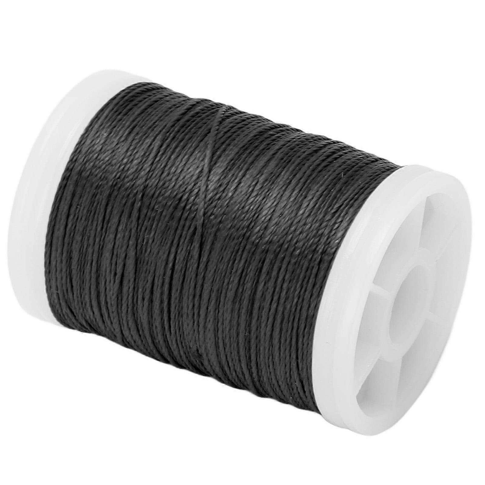 Archery Bow String Serving Thread, Bowstring Serving Material Polyethylene 110meter Long Small Waterproof Impact Resistant  For Training Black