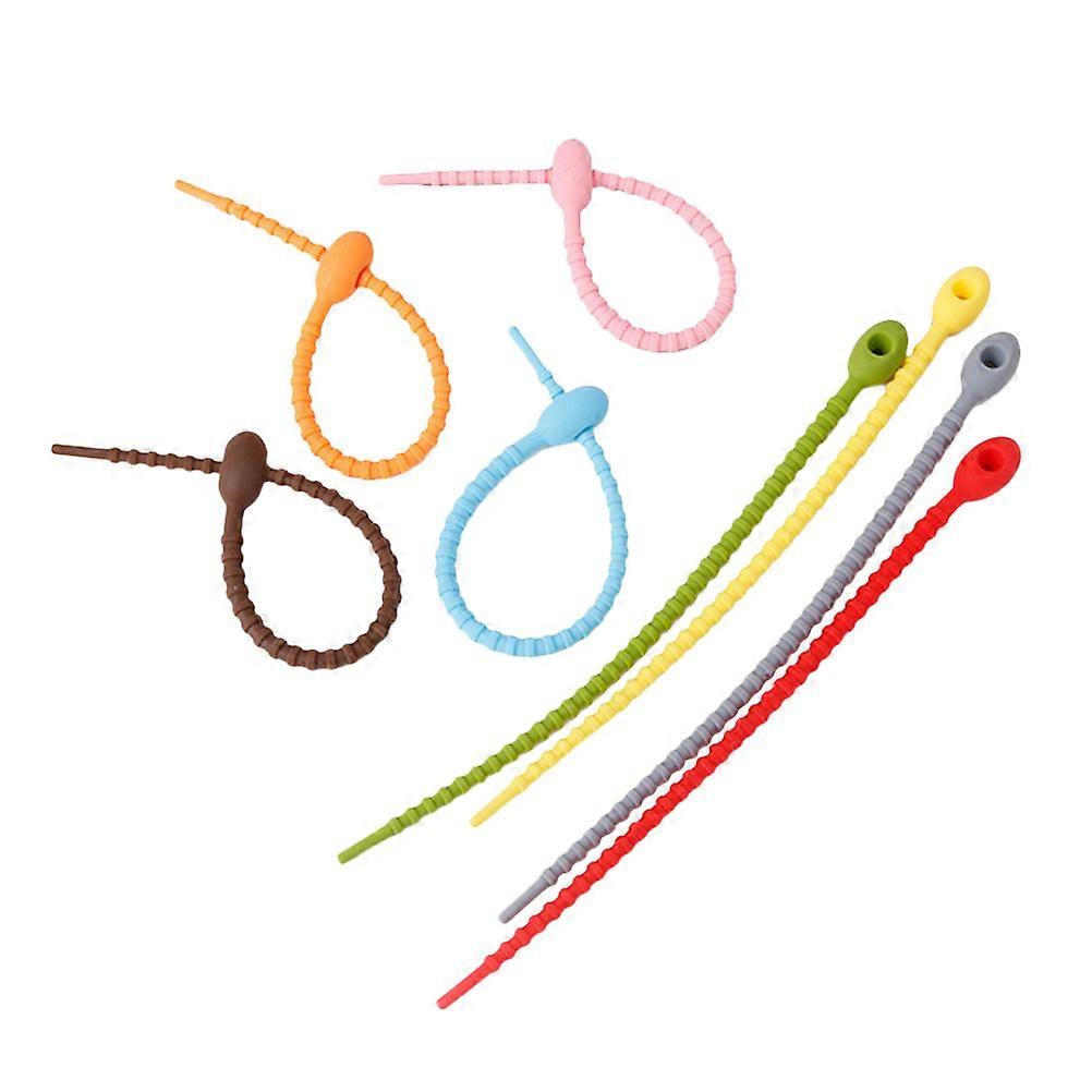 Silicone Ties Multifunction Cable Organizer for Cable Management 20Pcs