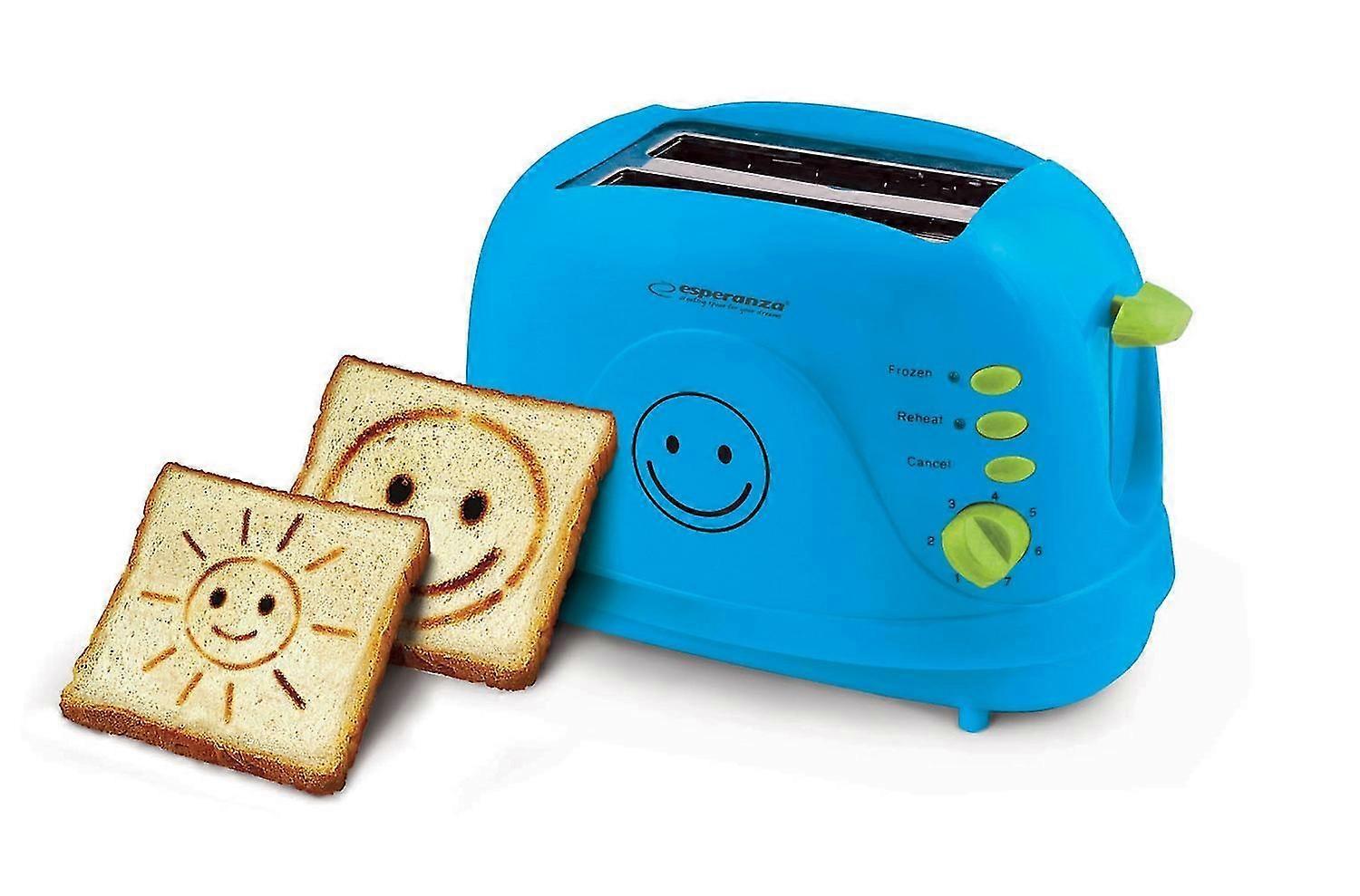 Toster Smiley Blau