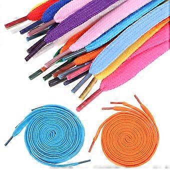 12 Paar Ersatz-Flachschnürsenkel, Schnürsenkel, Schnürsenkel für Sportschuhe / Stiefel / Turnschuhe / Schlittschuhe (verschiedene Farben)