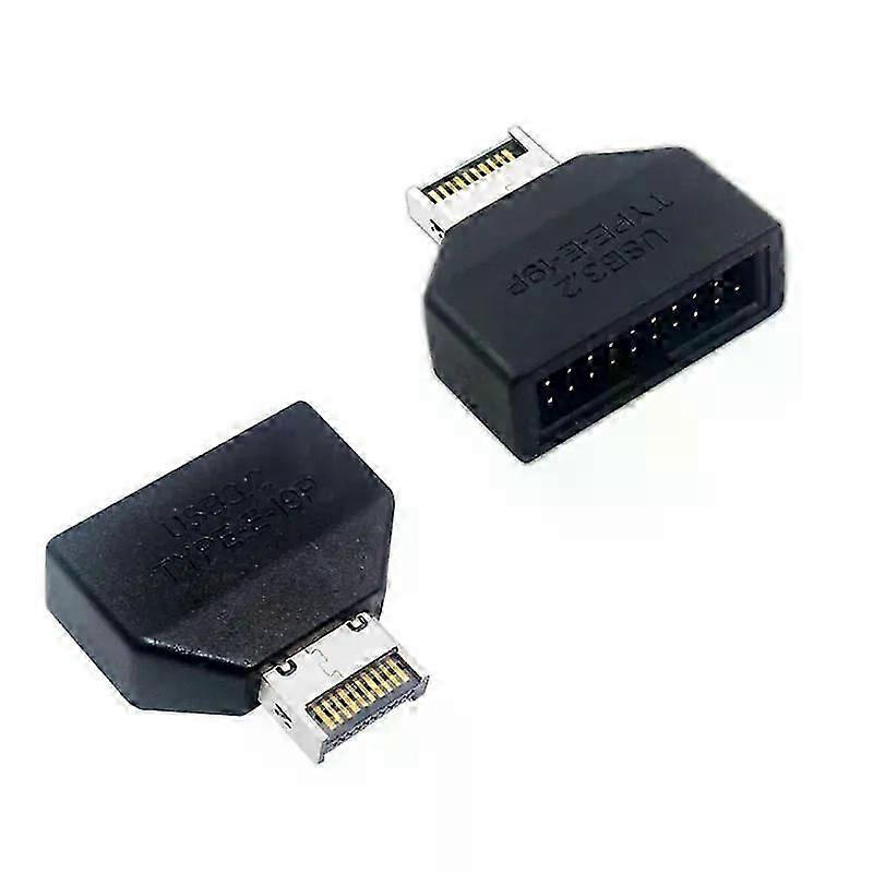 Type E to USB 19/20 PIN Converter Adapter USB3 USB2 Type C compatible with Mainboard PC Case Front Panel to Type E Vertical Extend Plug