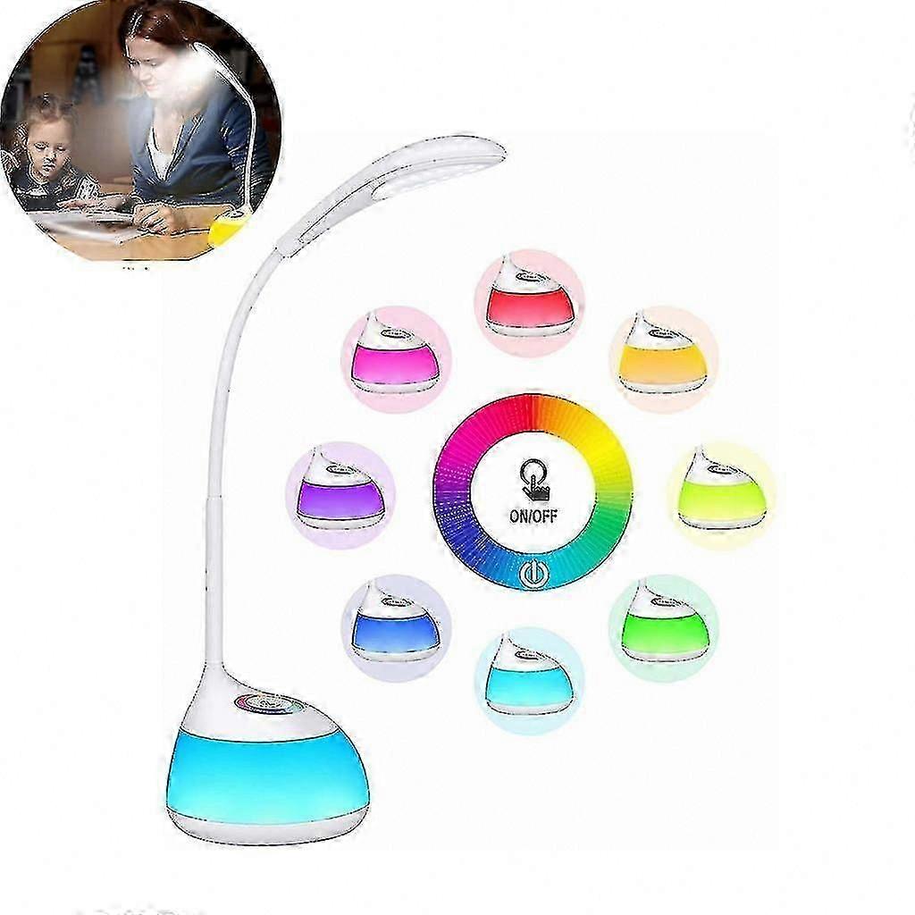 16 LED Touch-Control Dimmable Bedside Desk Lamp