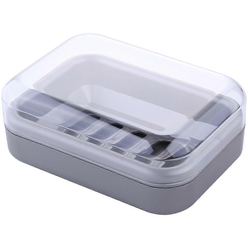 Soap Storage Case Grey for Holding Soap 6Pcs Practical Design
