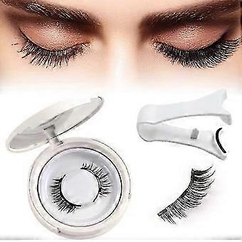 Magnetische Wimpern von Krafty, wiederverwendbar, kein Kleber erforderlich, mit Applikator (Simple, 1) – kompatibel mit dem Krafty Lash System