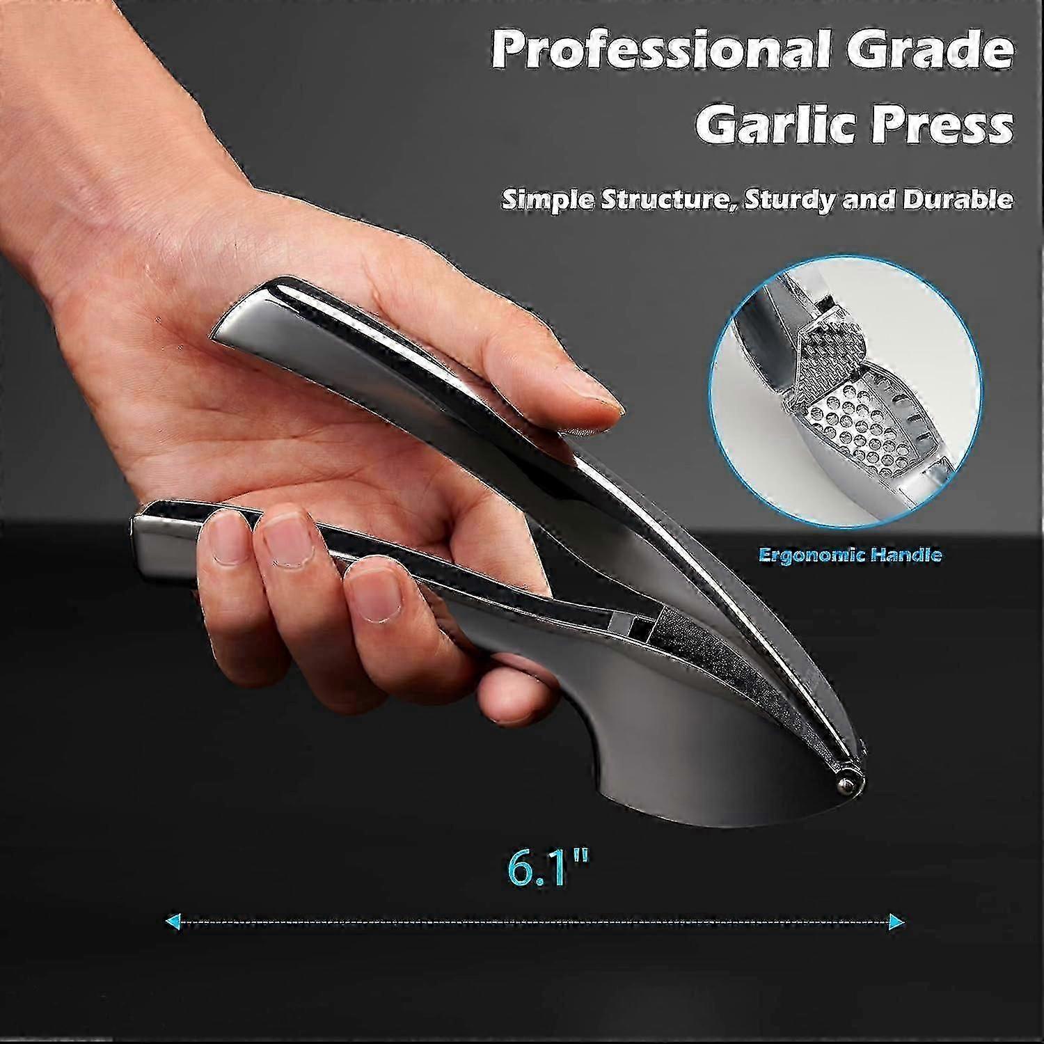 Professional Garlic Press Garlic Press Convenient Solid- Easy Clean compatible The Kitchen