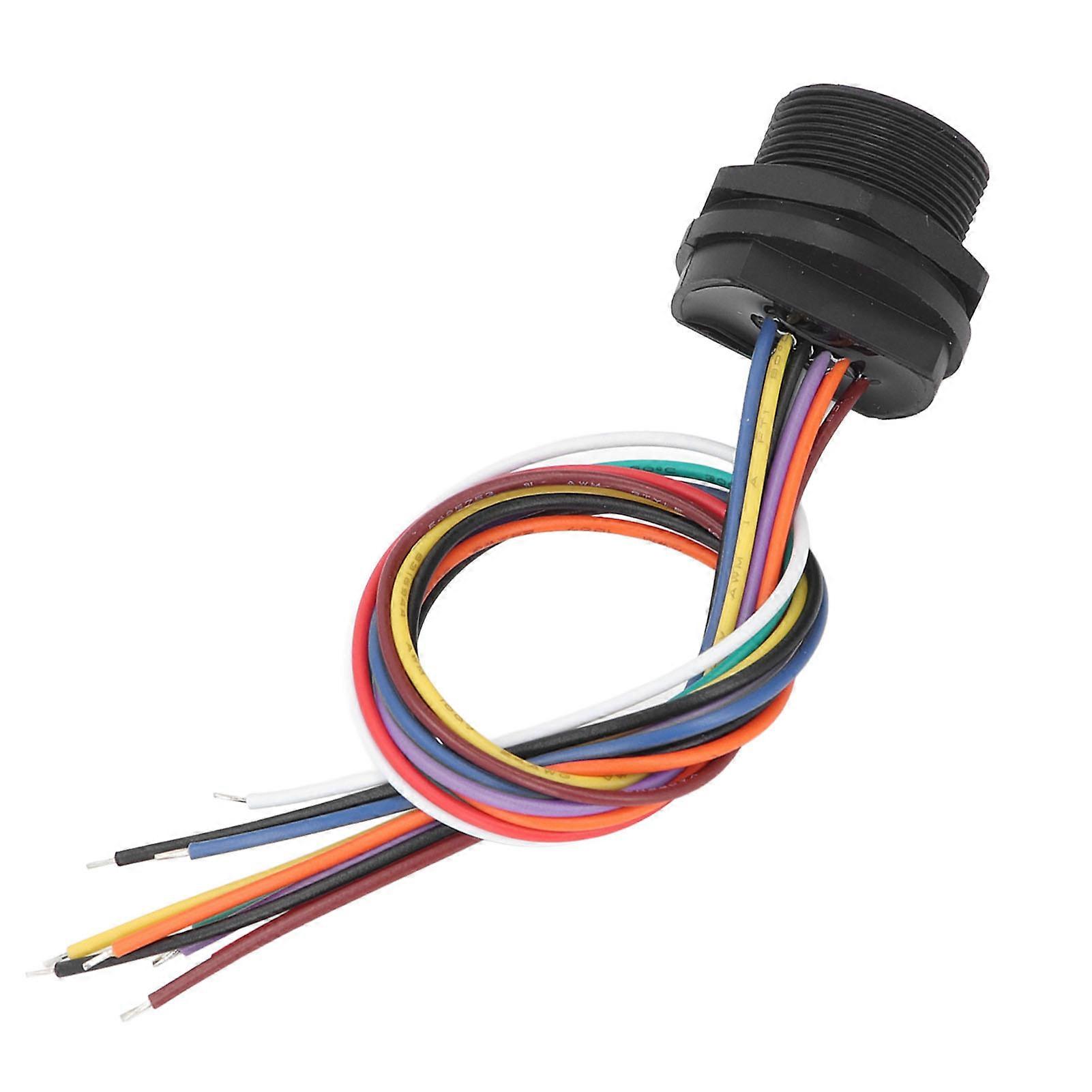 USB3.0 Connector Panel Thread Type 5.0Gbps IP67 Water Resistant USB3.0 Socket with 0.2m Cable 0.5A