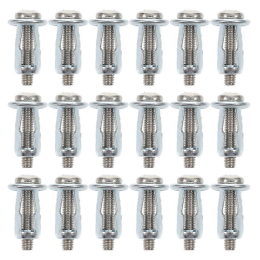 20Pcs Petal Nut Expansion Nut Thread Insert for Fixing Solutions