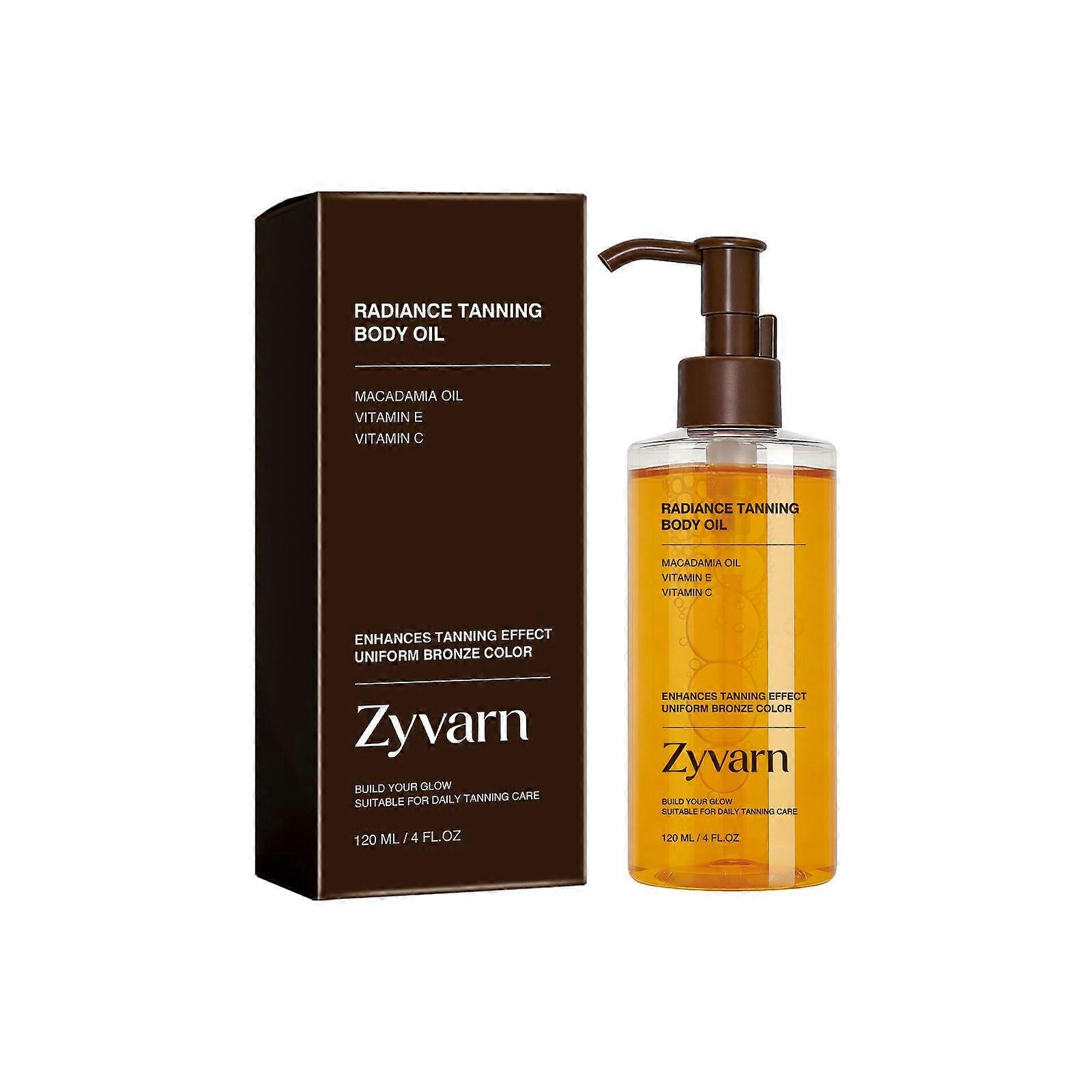 Aceite corporal aclarante y bronceador Zyvarn