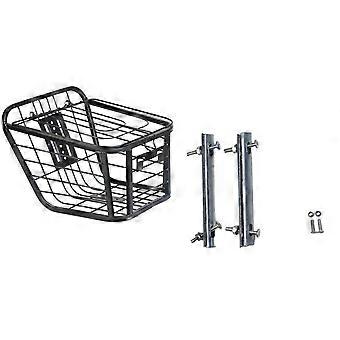 Cestino portabiciclette di facile installazione Cestino per bici in metallo antiruggine per carichi pesanti Offre ampio spazio di archiviazione Multicolore