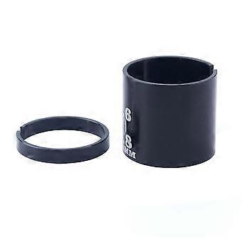 Bicycle Seat Clip Seat Pipe Rod Clamp for Mountain Bike Black Alloy