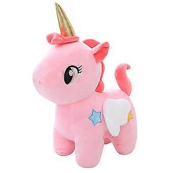 Cartoon Pink Unicorn Plush Toy for Decoration Stuffed Doll Birthday Gift