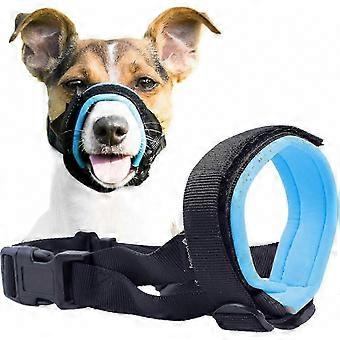 Myk og komfortabel hundemunnkurv - Sikker biteforebygging med sikker passform og neoprenpolstring for trening og tyggekontroll