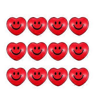 12 Pack 2.75 Inch Stress Ball Day Heart Soft Ball Smile Foam Stress Relief Balls