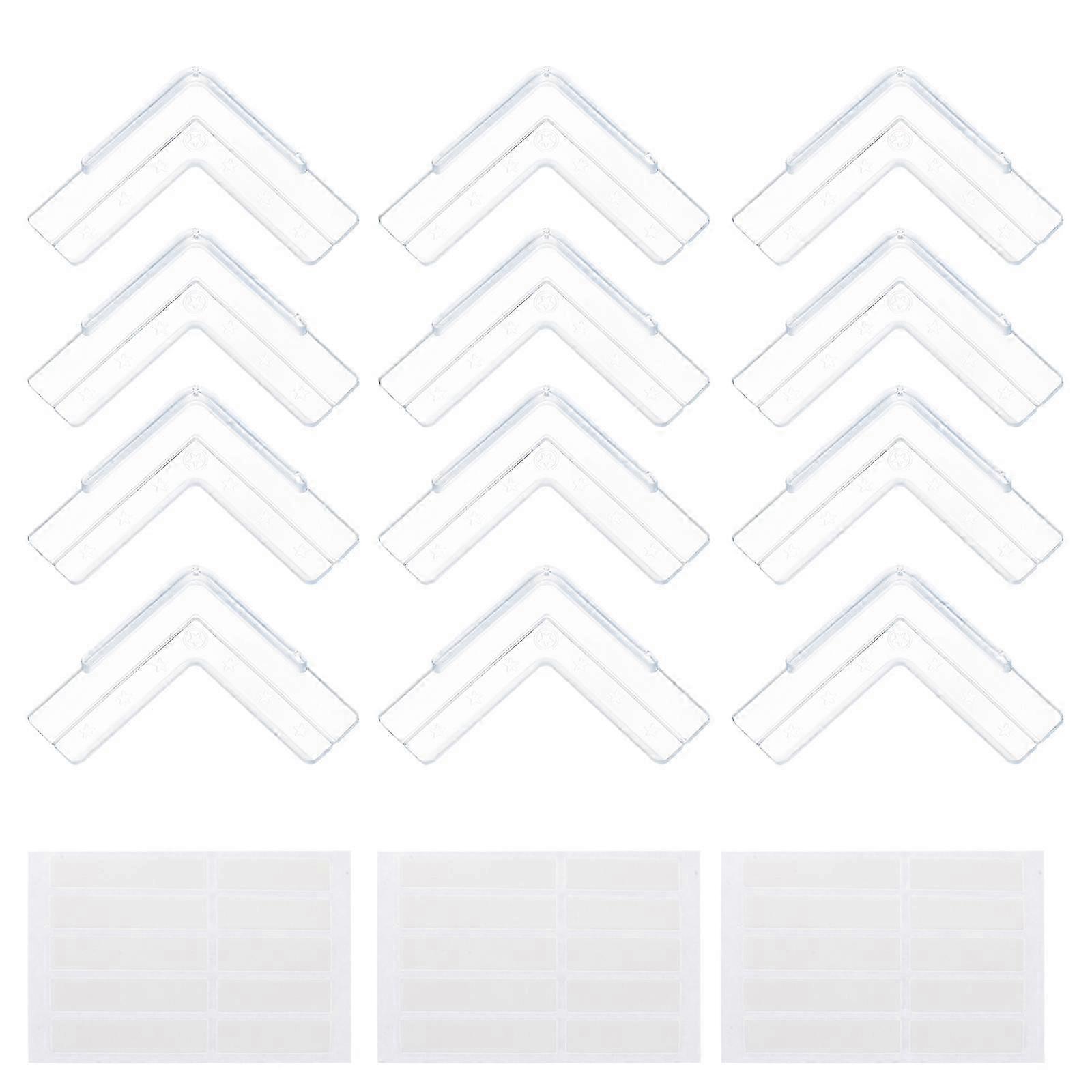 12pcs Edges Protectors Cuttable Sharp-corner Protectors Safe Corner Guards for Window
