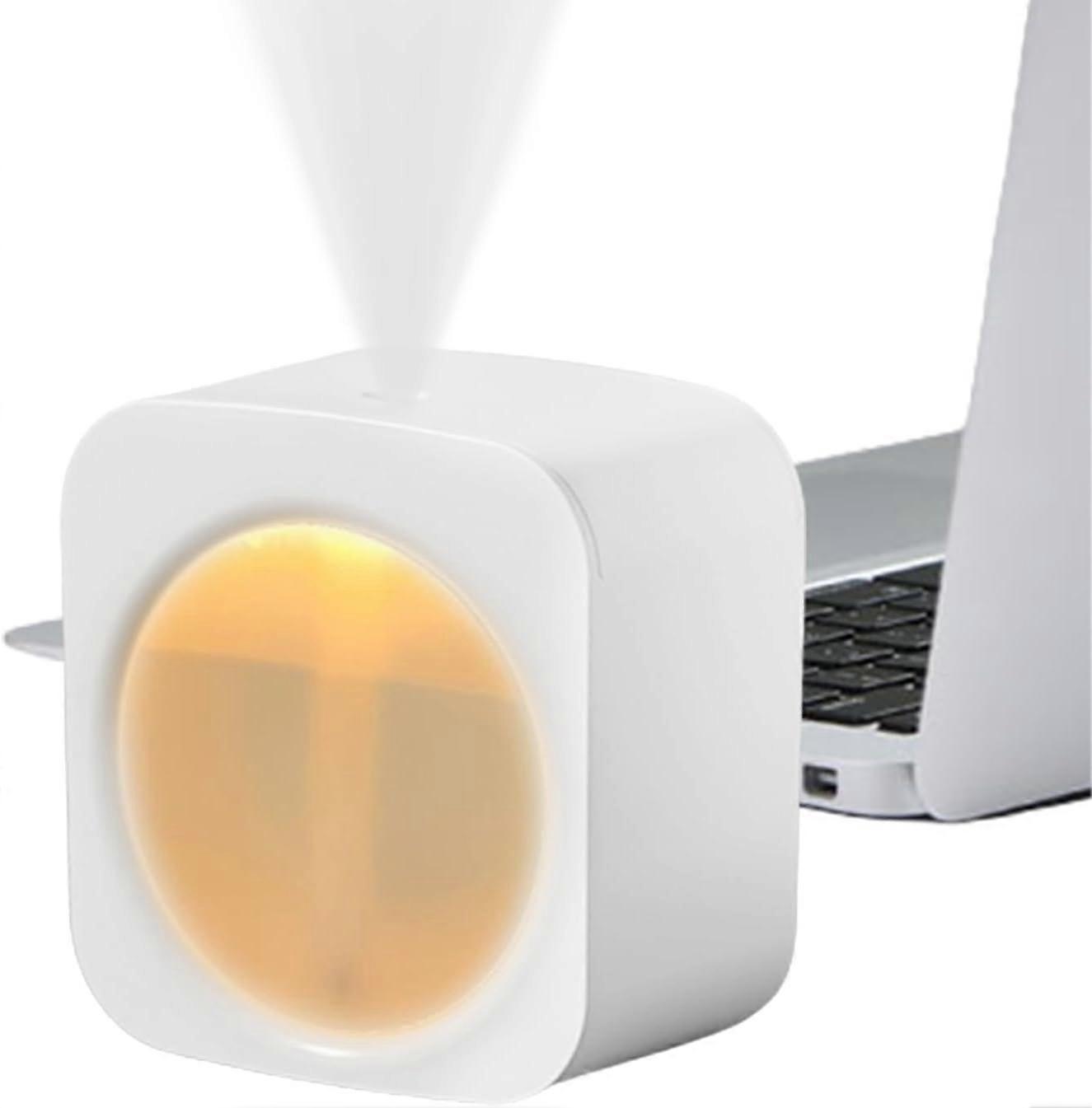 Small bedroom humidifiers, quiet humidifier, night light with USB charging timer function