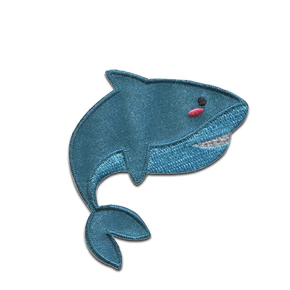 Patch / Iron-on Patch - Shark Pirate Animals - Iron On Patches