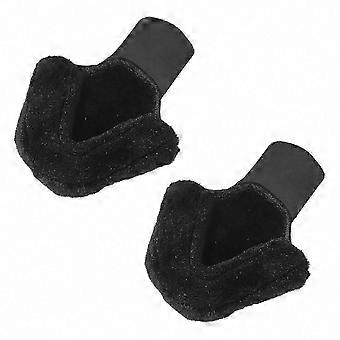 Black Windproof Earmuffs for Bicycle Helmets Compatible with All Helmets