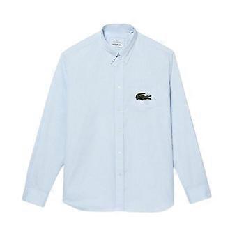 Lacoste Mens Logo Cotton Relaxed Fit Shirt