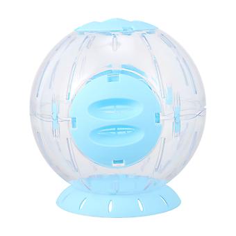 Hamster speelgoed sportbal voor huisdieren, vermaak en training, rond, plastic, geschikt voor hamsters, gerbils, ratten en egels, voor buitenspelen, 7,9 x 7,9 x 8,7 inch, 1 stuk