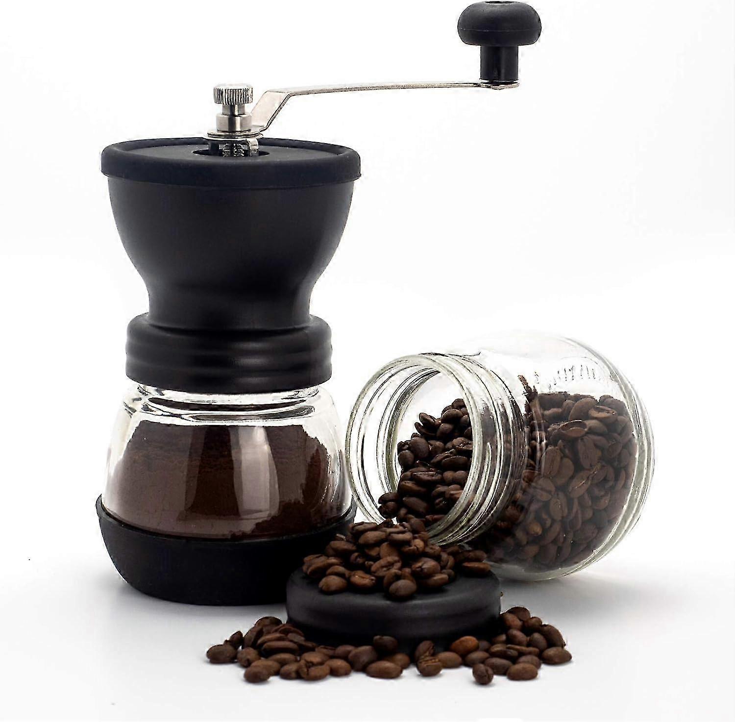 Hand Coffee Grinder Ceramic Adjustable Coarseness Portable Compact