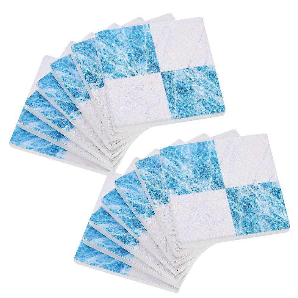 27pcs Miniature Flooring Tiny Floor Sheets Mini Floor Mode for Tiny House Decor