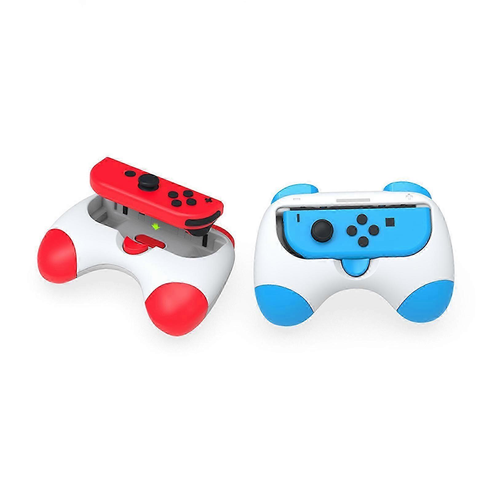 Kit impugnatura da 2 pezzi per controller OLED Switch/Switch, impugnatura resistente all'usura per controller OLED Switch/Switch