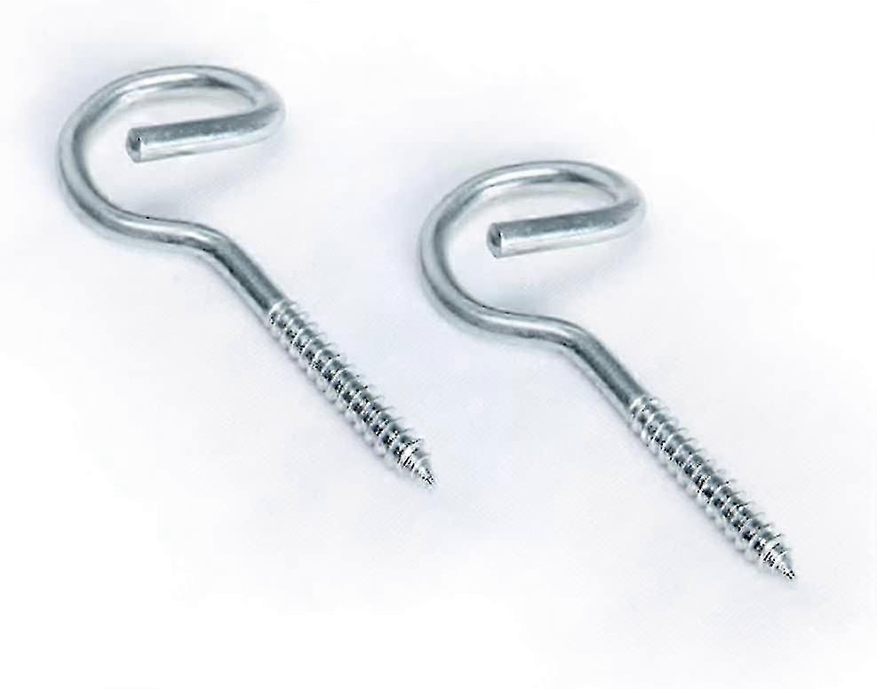 Stainless Steel Screw Hooks 2 Pack for Swing Hammock Use