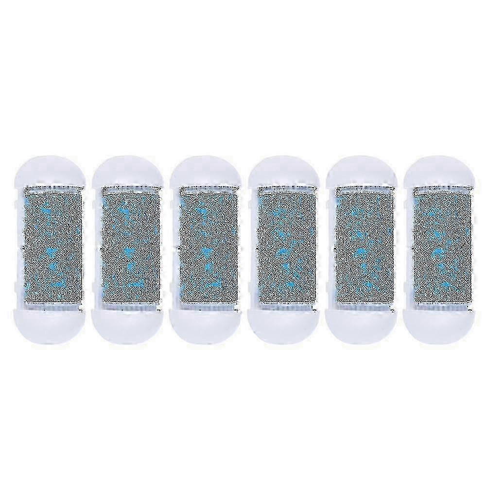 Callus remover replacement rollers for pedicure - 6 pcs,l