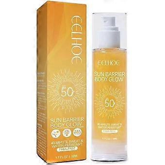 Sunscreen Oil,non-sticky Sun Protection With Spf 50 For A Radiant Body Glow,sunscreen Isolates And Moisturizes The Skin.1pcs Zh