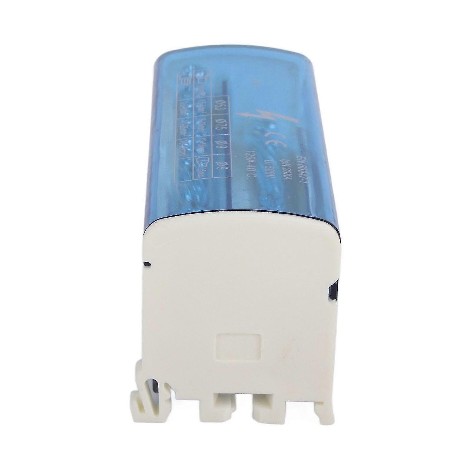 Terminal Distribution Box 2Stage SinglePhase Din Rail with Transparent Dustproof Shell 211