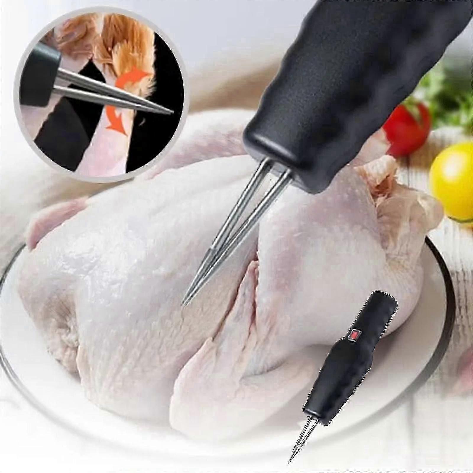 Rechargeable feather plucker for home chicken processing