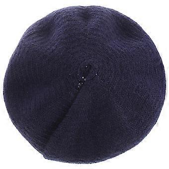 Korean Style Pumpkin Hat For Outdoor Activities Women Dark Blue Polyester Cotton Offering Sun Protection 1Set