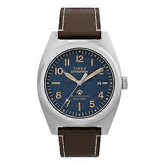 Timex Expedition Capstone 39mm Uhr mit umweltfreundlichem Lederarmband TW2Y30600