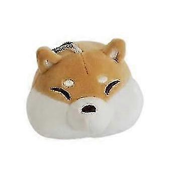 10cm (geel) Japanse dikke kat vossenkop Q versie brandhout hond hanger Doll Pluche Pop husky erha pop Hanger