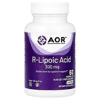 Advanced Orthomolecular Research AOR, R-Lipoic Acid, 300 mg, 60 Capsules