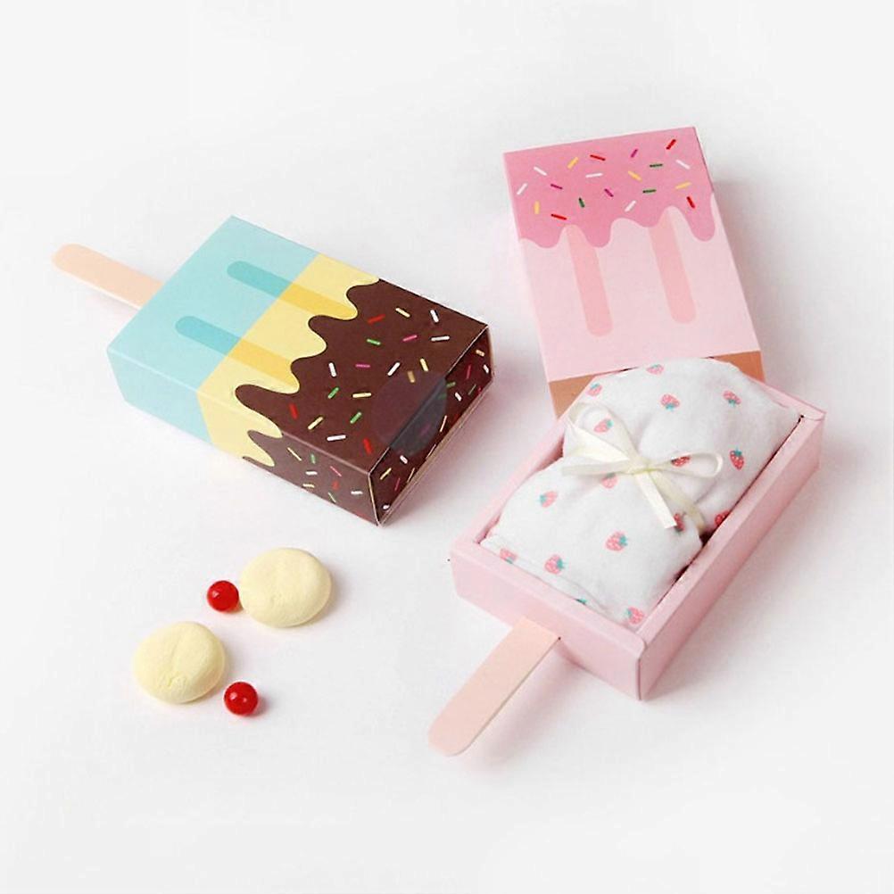 Paper Candy Boxes Drawer Type for Storage 20Pcs Ice Cream Gift Cases