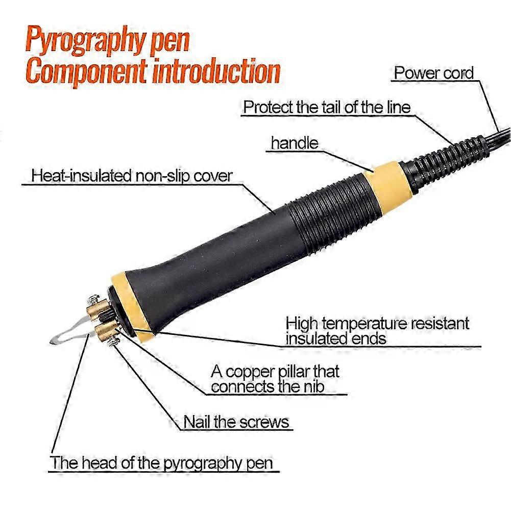 Pyrography Pen Stable Tip Mounting